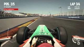 F1 2010 Valencia Online / First T-Cam Play