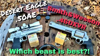 Desert Eagle .50AE vs Smith & Wesson .460XVR || Which big bore handgun ranks supreme?!