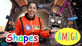 Learn Shapes For Kids with Amiga | A Educational Space Shape Adventure video for Kids and Toddlers