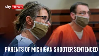 Mother and father of Michigan school shooter face sentencing in historic court case