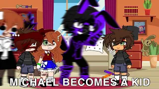 MICHAEL BECOMES A KID | afton family | gacha club ||JustPurple|| REMAKE