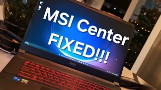 How to FIX MSI Center (Won't Install/Start) - SIMPLE SOLUTION!