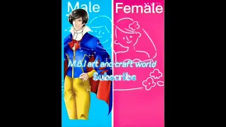Disney princess gender 🤗💕|swap edit #shorts#genderswap 🌈#spongebob @m.b.iartandcraftworld.654