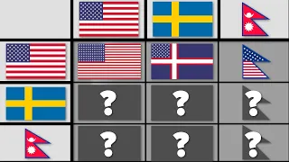 Flags in Each Other's Style | Fun With Flags