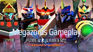 5 First Megazords Gameplay - Megazord Battle - Power Rangers: Legacy Wars