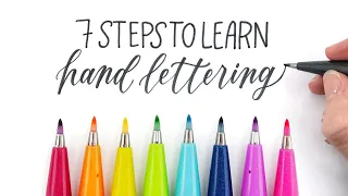 How to Learn Hand Lettering in 2021: 7 Easy Steps for Hand Lettering Beginners