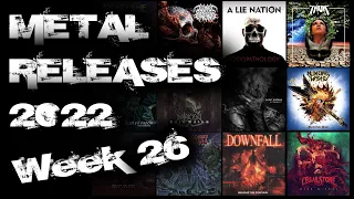 Metal releases 2022 - Week 26 (27th of June - 3rd of July) releases!  - Metal albums 2022