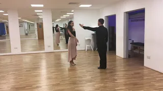 How to dance Advanced Quickstep - Wing, Cross Swivel, Fishtail