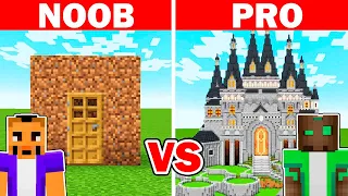 NOOB vs HACKER: Hice Trampas en un Reto de Construcción (Minecraft)