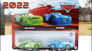 2022 Disney Pixar Cars Chase Racelott & Cam Spinner Two Pack Review From Mattel Next Gen Piston Cup