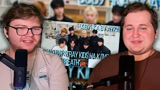 Реакция на [Русская озвучка by Ayka] Реакция Stray Kids на клип "Lose My Breath (Feat. Charlie Puth)