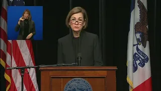 RAW: Gov. Kim Reynolds holds COVID-19 news conference January 27