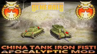 CHINA TANK IRON FIST! C&C Generals Zero Hour Apocalyptic mod 2024