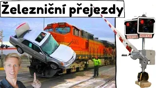 Železniční přejezdy🚂Autoškola 2024: Se závorami, světly, bez nich – Jak na ně?🚆(Nehoda v ČR)🚇Video