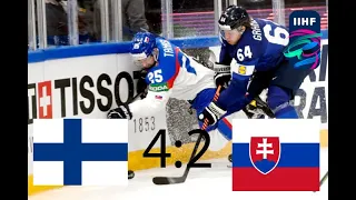 MS V HOKEJI 2022 FINSKO SLOVENSKO ŠTVRTFINALE