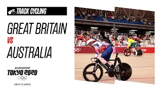 MEN'S SPRINT - TRACK CYCLING | Great Britain v Australia Highlights | Olympic Games - Tokyo 2020