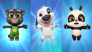 Happy Birthday My Talking Tom 2 Vs My Talking Hank 2 Vs My Talking Baby Panda 2 | Level 15