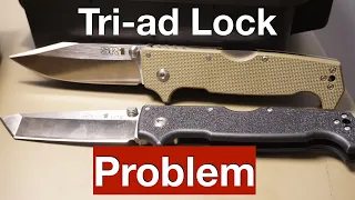 Cold Steel SR1 and SR1 Lite Issues. (Tri-ad Lock)