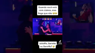 BBB21 - Sarah com ciúmes de Juliette e Rodolffo