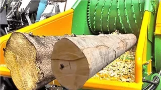 Amazing Biggest Wood Chipper Machines - Extreme Fast Tree Shredder Technology