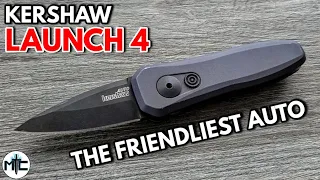 Kershaw Launch 4 Cali Legal Side Opening Automatic Folding Knife - Overview and Review