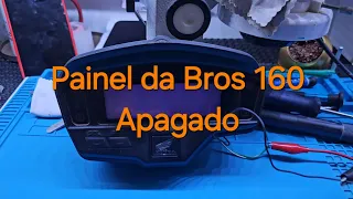 Painel da Bros 160 Apagado Como Resolver