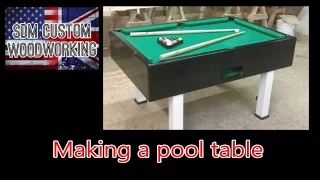 how i make a pool table (diy)