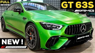 2023 MERCEDES AMG GT 63 S 4 Door Coupe NEW BRUTAL V8 Sound FULL Review Exterior Interior MBUX