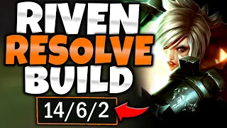 RIVEN TOP HOW TO 1V9 TOPLANE WITH RESOLVE (STRONG LANE) - S12 RIVEN GAMEPLAY (Season 12 Riven Guide)