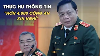 Giám đốc Công an Hà Nội nói về thông tin "hơn 4.000 công an xin ra khỏi ngành"