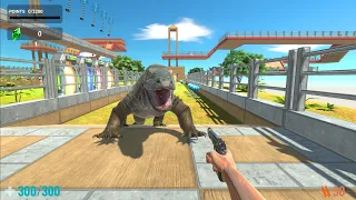 Deadly FPS Avatar with all weapons in battle with every unit - Animal Revolt Battle Simulator