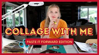 Collage with me: Paste It Forward | For an Artist Struggling with Perfectionism | Slow Art Making