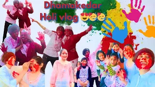 Our Holi 2024 celebration with family and friends 🥳😍#viral #holi #vlog @Theyamizone