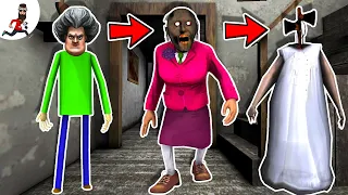 Top 5 Best Granny Stories (Flood, Fire, Lava in Granny House) ★ funny horror animations (moments)