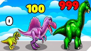 ЭВОЛЮЦИЯ ДИНОЗАВРОВ ДЛЯ БИТВЫ С БОССАМИ ДИНО! Dino Run