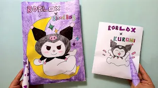 [💜paperdiy💜] KUROMI X ROBLOX blind bag  UNBOXING | asmr