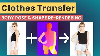 Transfer clothes between photos using AI. From a single image!