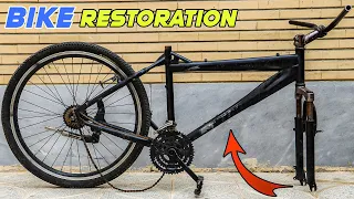 From Junk to Gold | Transforming A Junk Bike Into A Epic Mountain Bike [ASMR Restoration]