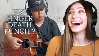 Frist Reaction to Alip Ba Ta - FIVE FINGER DEATH PUNCH! "FarFromHome" REACTION