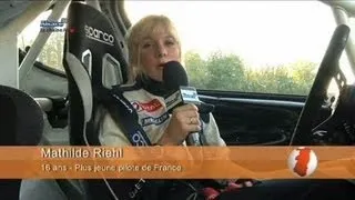 Mathilde, 16 ans... pilote de rallye!