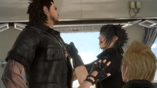 The Argument Between Noctis and Gladiolus in Train | Five Different Languages