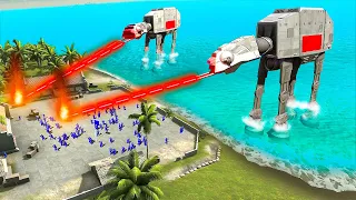 NEW D-Day AT-AT Siege vs Impossible Beach Defense! | Ravenfield