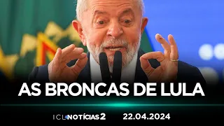 ICL NOTÍCIAS 2 - 22/04/24 - DEPOIS DE REUNIÃO COM LIRA, PRESIDENTE COBRA AGILIDADE DE MINISTROS