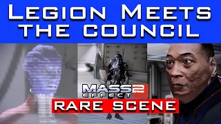 RARE Mass Effect 2 Scene - Legion Meets the Council