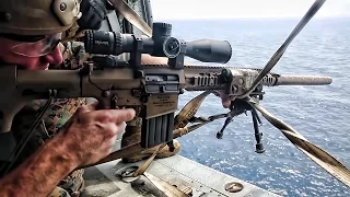 Marine Corps Scout Snipers • Aerial Sniper Training