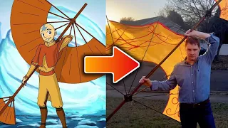 How I Made Avatar Aang's Airbending Glider Staff in Real Life