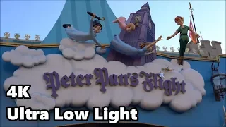 Peter Pan's Flight | Ultra Low Light - 4K UHD | Full Ride POV | Walt Disney World