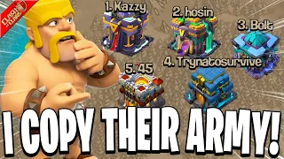 Can You Beat Me If I Copy Your Army? - Clash Of Clans