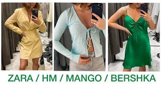 ШОППИНГ ВЛОГ: ZARA | H&M | BERSHKA | MANGO / ТРЕНДЫ И БАЗОВЫЙ ГАРДЕРОБ / ПРИМЕРКА ОДЕЖДЫ