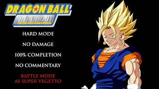 Dragon Ball GT: Final Bout | HARD MODE/NO DAMAGE/100% COMPLETION - Battle Mode as Super Vegetto